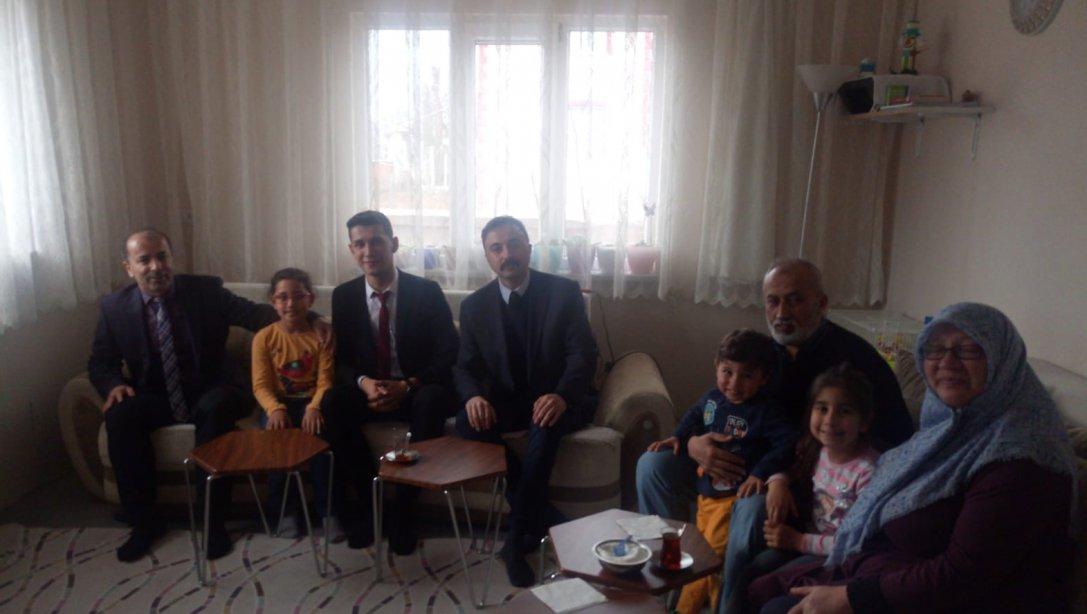 İlçe Milli Eğitim Müdürümüz Mahmut EKİNCİ, Aile Ziyaretlerine Başladı.