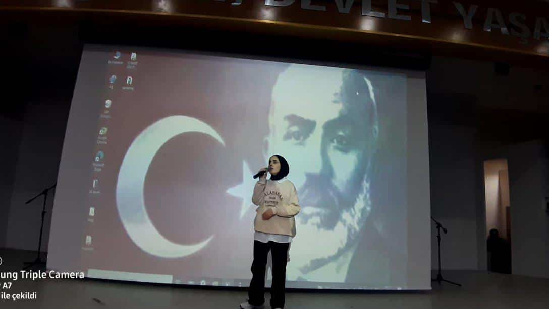 İstiklal Marşı´nın Kabulü ve Mehmet Akif Ersoy´u Anma Programı