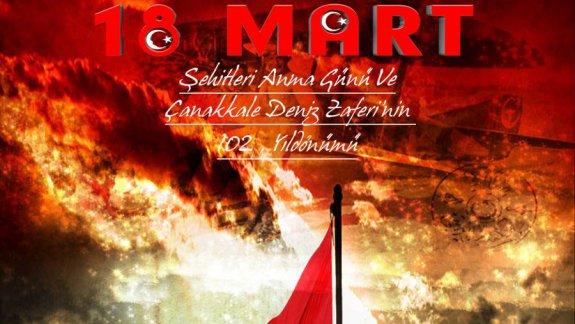 İlçe Milli Eğitim Müdürümüz İbrahim AKPINARın 18 Mart Çanakkale Zaferi ve Şehitleri Anma Günü Mesajı